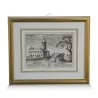A work "Aubonne, magnificent castle". - Moinat - Prints, Reproductions